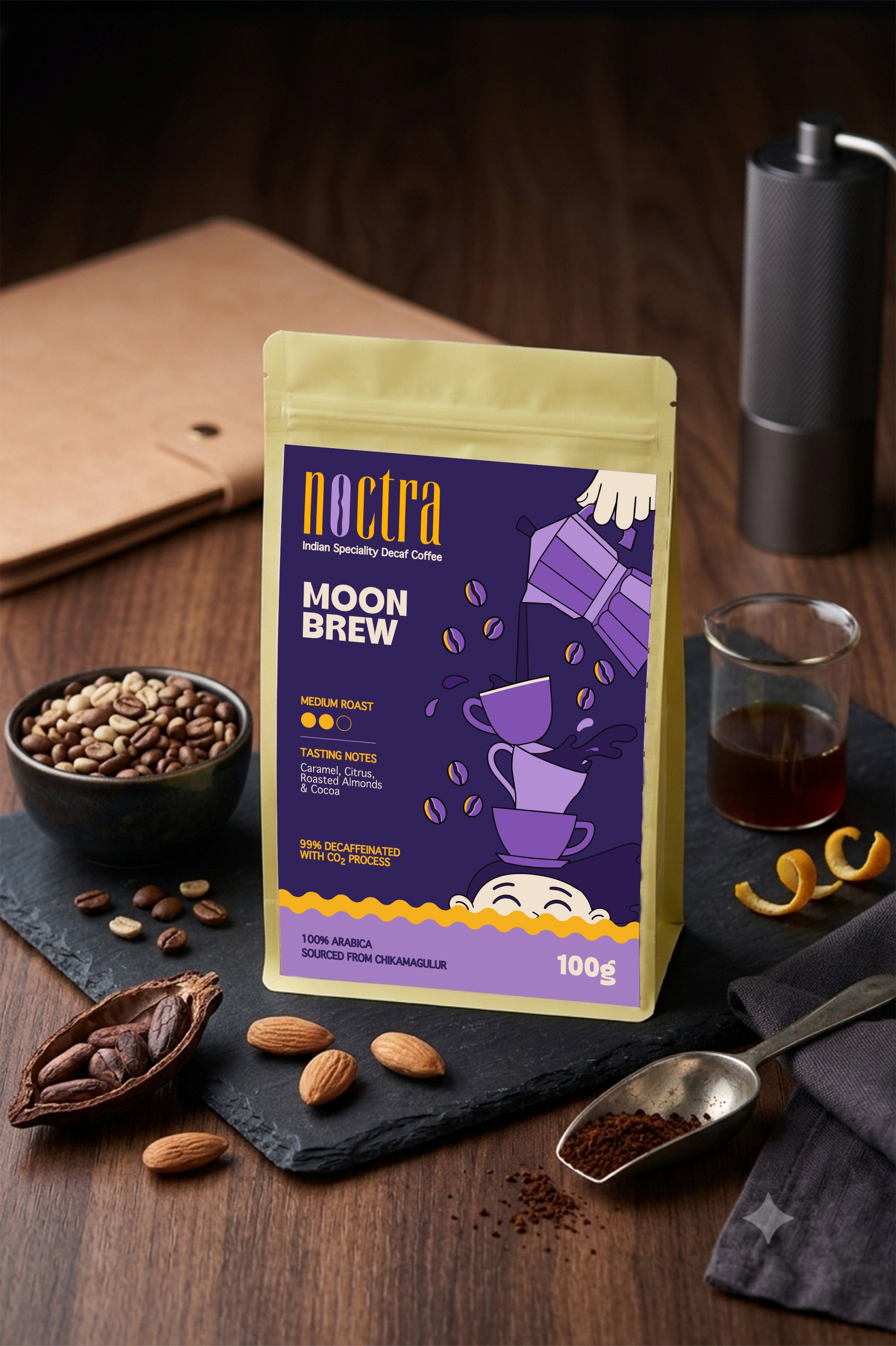 Noctra Moon Brew Decaf — 100g Trial Pack