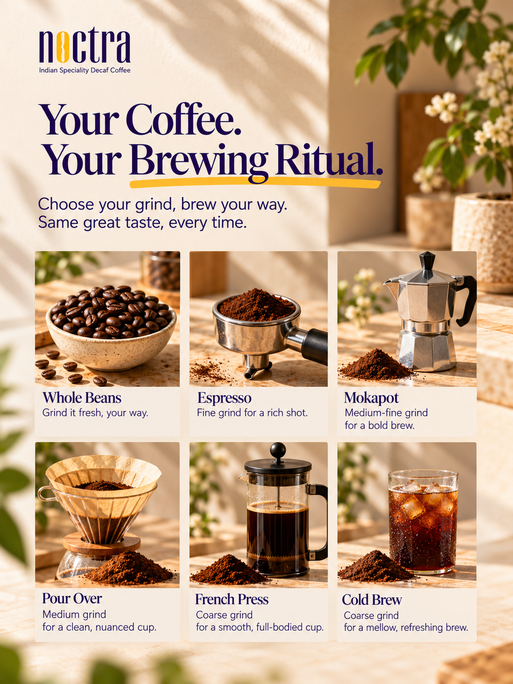 Noctra Moon Brew Decaf - 100g Trial Pack