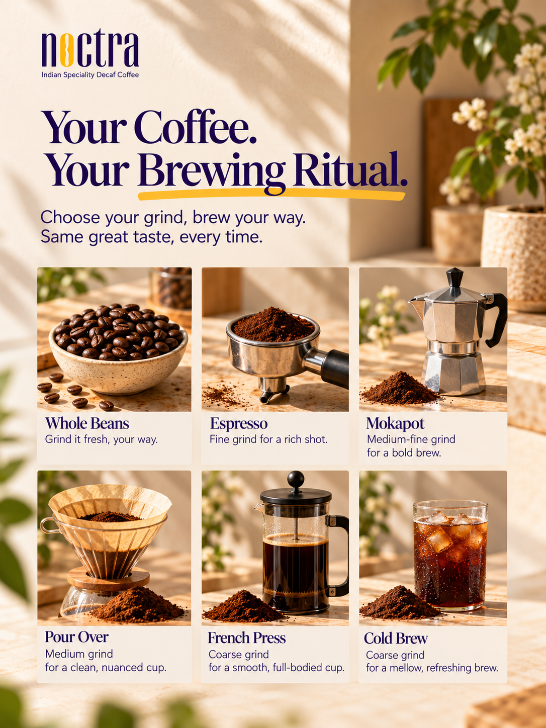 Noctra Moon Brew Decaf - 100g Trial Pack